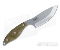 TOPS Knives Scandi Woodsman Tumbled Finish -Camping Knives best sale wood35 3