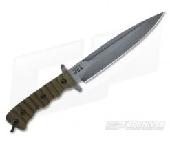 TOPS Knives Wild Pig Hunter Green Canvas Micarta -Camping Knives best sale wph07 3