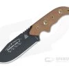 TOPS Wilderness Guide 4.0 Black 1095 Tan Canvas Micarta Fixed Blade WSG-4