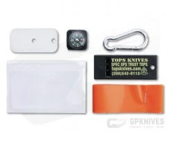 TOPS Wilderness Guide 4.0 Black 1095 Tan Canvas Micarta Fixed Blade WSG-4 -Camping Knives best sale wsg 4 4