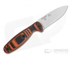 ESEE Xancudo Stonewashed S35VN 3D Orange/Black G10 Handles Fixed Blade XAN2-006 -Camping Knives best sale xan2 006 3
